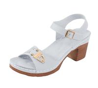 Sandali da donna in gomma estivi da donna, alla moda, robusti, ideali per avventure in città e viaggi, con suola flessibile e aspetto alla moda, per esplorazioni, sandali da donna, colore nero, piatti