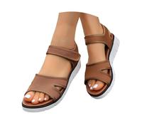 Sandali da donna larghi sandali da donna comodi in rete traspirante per l'estate senza lacci sulla punta aperti leggeri e comodi calzature per passeggiate quotidiane e gite in spiaggia infradito