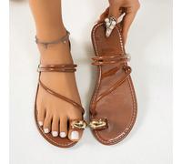 Sandali da donna nero indossabili in due modi, infradito alla moda estivi da celebrità, ciabatte da spiaggia piatte, versatili e di CN36,CN37,CN38,CN39,CN40,CN41,CN42,CN43