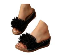 Sandali da Donna Ortopedici Comodi 2025 Platform Slippers Aperte Morbida Pantofole con Zeppa Estive Sandals Antiscivolo Gomma Suole Shoes Leggere Camminata Sandalo Doccia Spiaggia Interno Esterno