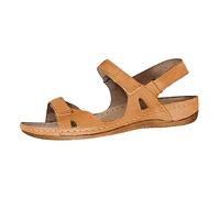 Sandali da donna ortopedici in pelle PU scarpe estive per fascite plantare, comodi cunei aperti alla caviglia con supporto ad arco, Z1 giallo., 40 EU