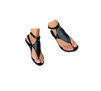 Sandali da donna T-Strap Open Toe Casual Estate Boho Sandali da spiaggia Scarpe romane Estate Strass Fiore Spiaggia Infradito da donna infradito da donna Elastico T-Strap Scarpe Boemia Fit Vacanza