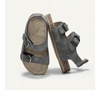 Sandali da mare piatti estivi per ragazzi e bambini, morbidi, comodi e versatili, con bottoni, dal design alla moda EUR23,EUR24,EUR25,EUR26,EUR27,EUR28,EUR29,EUR30