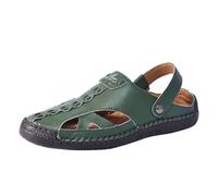 Sandali da Mare Uomo - Sandali Estivi Uomo, Sandali Sportivi Casual da Uomo Comodi Traspiranti E da Esterno con Cinturini Regolabili per Camminare Fare Escursioni in Spiaggia (Dark Green 42)