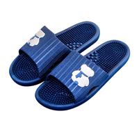 Sandali da massaggio da uomo, per rilassamento muscolare, supporto dell'arco plantare, sandali antiscivolo per massaggi, con regali per i genitori (blu, taglia 40)