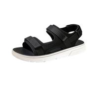 Sandali da passeggio da uomo, leggeri, sandali sportivi con gancio regolabile e cinghie ad anello, comodi, estivi, da spiaggia, per abbigliamento casual all'aperto, Zy12 Nero, 37 1/3 EU