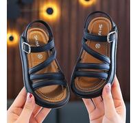 Sandali da ragazza a punta aperta temperamento estate principessa studente carino versatile sandali stile straniero