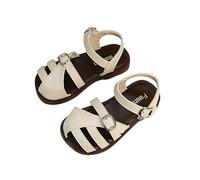 Sandali da ragazza Chiuso Bambini Sandali Estivi Spiaggia Antiscivolo Sandali Bambini Scarpe Estate Traspirante Scuola Scarpe, bianco, 31 EU