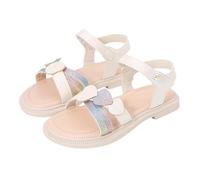 Sandali da ragazza con cuore aperto a punta larga antiscivolo morbidi piatti slingback sandali da passeggio per bambini Supporto moda casual comfort scarpe da ballo per feste pantofole leggere 1