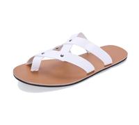Sandali da Spiaggia Ortopedici, Sandali da Uomo Casual, Traspiranti, alla Moda E Senza Lacci con Correttore per L'alluce Valgo, Correttore Dita Aperto Leggero Antiscivolo, per Alleviare(White,41 EU)