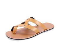 Sandali da Spiaggia Ortopedici, Sandali da Uomo Casual, Traspiranti, alla Moda E Senza Lacci con Correttore per L'alluce Valgo, Correttore Dita Aperto Leggero Antiscivolo, per Alleviare(Khaki,40 EU)