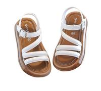 Sandali da Spiaggia per Bambini, Sandali da Spiaggia, Sandali Estivi per Ragazze, Sandali con Cinghia, Antiscivolo per Bambini, Sandali da Passeggio, Suola Morbida, Scarpe da Spiaggia in Ecopelle