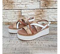 SANDALI DONNA ALVIERO MARTINI ECO NAPPA NATURAL PRIMA CLASSE 1113 ESTATE 2025
