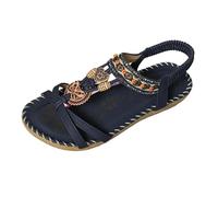 Sandali Donna Bassi Eleganti - Sandali Donna Estive Comode Sandali Estivi Eleganti SeparatorLDita ComodScarpEstivSandali Ortopedici Piatti PlantarSandali Traspiranti PosteriorVacanzAl Mar(Navy 40)