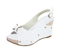 Sandali Donna Bassi Sandalo Donna Nero Sandali Comodi Eleganti Estivi con Plateau Traspiranti e Comodi per Il Tempo Libero Dalla Unita Zapatillas Playa Quotidiano