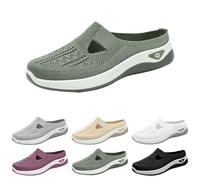 Sandali Donna Comodi,Ciabatte Ortopediche Donna Estive Pantofole Antiscivolo Chiuse Scarpe con Plantare Estraibile Morbido Traspiranti Sneakers Leggere Casa Comode (Verde,37)