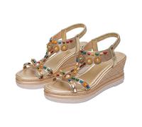 Sandali Donna Comodi E Resistenti Sandali da Donna Antiscivolo Estive Trendy Ciabattine Con Cinturino Alla Caviglia Da Passeggiata