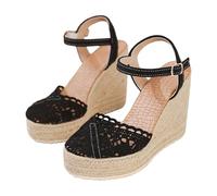 Sandali Donna Comodi E Resistenti Sandalo Aperta Eleganti A Plateau Classico Ciabattine Con Cinturino Alla Caviglia Da Passeggiata