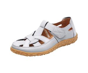 Sandali Donna Comodi Ma Eleganti Sandals Women Sandali da spiaggia estivi da donna casual con plateau e suola in gomma Ciabatta Estiva Trekking Estive (Silver 42)