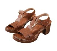 Sandali Donna Eleganti Scarpe Estive Sandali Con Tacco Grosso Aperto Per Donne Stile Informale Perfetti Per L'uso Quotidiano