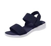 Sandali Donna Estate Camminando Confortevole Ortopedico Scarpe Piattaforma Scratch Traspirante Punta Aperta Sandali Da Spiaggia, Marina 6, 37 EU