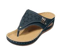 Sandali Donna Estate Confortabile Mule In Cuoio Modalità Bout Open Compensées Piattaforma Pantofole Premium Ortopedico Calzature Sandali Donna Comodi Pantofole Leggere Per La Fascite Plantare
