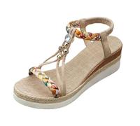 Sandali Donna Estate Confortabile Muli In Cuoio Moda Piattaforma Ortopedica Sandali Con Supporto Pantofole In Cuoio Tonghe Scarpa Donna 2026 Fit Flops Per Neri Sostegno Bambini Scarpe Con Diamanti