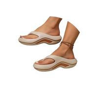 Sandali Donna Estive, Infradito Donna Moda Ortopediche Estive Comode Pelle Supporto Arco Plantare Flip Flop Doccia Spiaggia Piscina Aperte Mare Leggere Eleganti Ciabatte Antiscivolo Gomma Suole