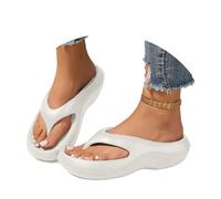 Sandali Donna Estive, Infradito Donna Moda Ortopediche Estive Comode Pelle Supporto Arco Plantare Flip Flop Doccia Spiaggia Piscina Aperte Mare Leggere Eleganti Ciabatte Antiscivolo Gomma Suole