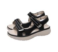 Sandali Donna Estive Ortopedici Comodi Traspirante Scarpe Sportivo con Strappo Antiscivolo Punta Aperta Sandali Con Zeppa Spiaggia Sandalo Da Mare Moda Morbida Supporto Arco Sandalo Da Passeggio