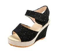 Sandali Donna Estive Ortopedici Sandali Con Zeppa Alta Leggere Comode Eleganti Aperta Scarpe Sposa Cuoio Artificiale Moda Antiscivolo Sandalo Cerimonia Offerta Sandals Espadrillas Spiaggia Piscina