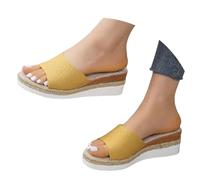 Sandali Donna Estive Sandali Ortopedici Eleganti Comodi con Zeppa Sandalo Trekking Sportivi Leggeri Comode Sandalo con Strappo Moda Morbide Protezione del Tallone Avvolta in Morbida Gomma