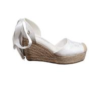 Sandali Donna Laura Biagiotti Zeppa Fashion Moda Logo 8160 Bianco