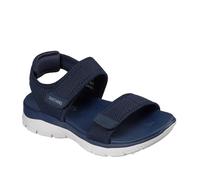 Sandali Donna Regolabili Skechers Summits a Strappo con Memory Foam Blu Nuovo