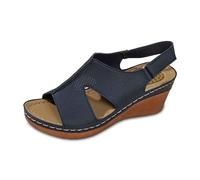 Sandali Donna Sandali Con Zeppa Sandalo Nero Estive Tacco Scarpe Comodo Estivo Zeppe Espadrillas Comodi Estivi Confort Comode Ciabatte Eleganti Bassi 37 Pelle Slingback Ciabatta Elegante Estiva