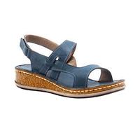 Sandali Donna Scava Fuori Punta Aperta Slip on Pantofole Supporto per Arco Infradito Antiscivolo Comode Scarpe da Spiaggia,Blu,US7/EU38