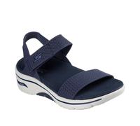 Sandali Donna Skechers Arch Fit Blu con Strappo Supporto Arco Plantare Go Walk
