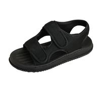 Sandali Donna Tacco Compensa, Estate Sandali Piattaforma Morbido Pesce Bocca Sandalo Romani Sposa Scarpe Antiscivolo Scarpe Da Passeggiata Moda e Sport Per Le Donne Comfort Chic A Buon Mercato, nero 2