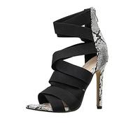 Sandali Donna Tacco Quadrato Sandali Estive Eleganti Punta Aperta Da Sera Scarpe Con Tacco Largo Cinturino Moda Classiche Sandalo Sexy Antiscivolo Sandalo Comode Per Cerimonia Sposa Tango Casual