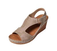 Sandali Donna Zeppa Sandali Con Zeppa Da Donna Estive Numero 35 Scarpe Aperte Tacco Oro 36 Plateau Sandalo Bianco 43 Ballerine Estivi Infradito 34 42 Comode Eleganti Comodi Vintage Espadrillas