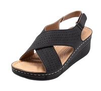 Sandali Donna Zeppa Sandali Zeppa Donna Comodi Con Sandalo Comodo Ballerine Estive Numero 35 Da Spiaggia Scarpe Eleganti Zeppe Alta Espadrillas Strass Cinturino Caviglia Tacco 36 Aperte Zatteroni