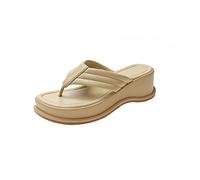 Sandali e Pantofole da Donna Sandali Sandali Sandali in Stile Estivo Infradito Spicchi e Pantaloncini con Tacco Medio a Sola Spessa, 2.5 Regno Unito