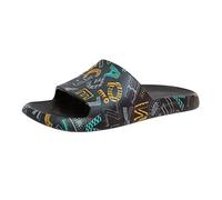 Sandali e Slides non Slip da viaggio, per spiaggia, per attività ricreative, antiscivolo, per esterni, piattaforma morbida e confortevole, infradito leggere, Nero , 42 EU