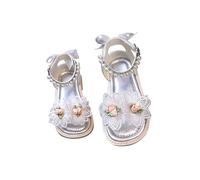 Sandali Estivi Bambina Antiscivolo Leggeri Scarpe Estive Aperte Con Strappo Eleganti Comodi Sandali Spiaggia Casual Morbidi Sandaletti Principessa Ragazza Glitter Sandalo Matrimonio Pelle Traspiranti