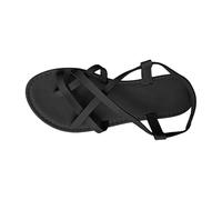 Sandali estivi da donna con cinturino, ortopedici, larghi, aperti sulla punta, sandali romani piatti da donna eleganti con supporto per arco plantare, infradito casual con cinturino alla caviglia