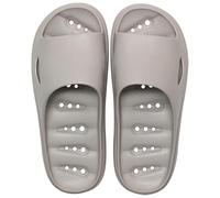 Sandali estivi da donna, con tacco a blocco, sandali estivi eleganti, con paillette, per il tempo libero, per feste, da ballo, leggeri, Z grigio., 44 EU