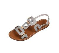 Sandali estivi da donna con zeppa piatta aperta scarpe alla moda casual cinturino alla caviglia supporto arco cavo pantofole per donna leggere slingback antiscivolo recupero camminare infradito, Viola