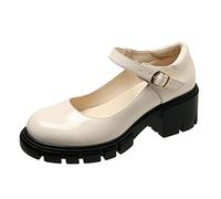 Sandali estivi da donna, in pelle, da lavoro, leggeri, comodi, regolabili, traspiranti, per attività all'aperto, antiscivolo, aperti, beige., 43 EU