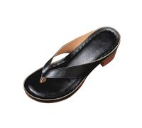 Sandali estivi da donna in tinta unita con tacco grosso, punta aperta, punta quadrata, comodi muli con tacco per le donne scarpe da donna per lunghe passeggiate scarpe casual sandali da donna estivi