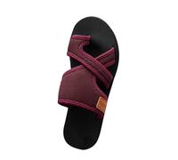 Sandali estivi da donna, ortopedici, Big Toe Hallux Valgus, scarpe sanitarie, comode, da spiaggia, piatti, da donna, per attività all'aperto, antiscivolo, per il tempo libero, Colore: rosso, 42 EU